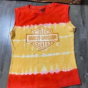 Harley Davidson tie dye shirt